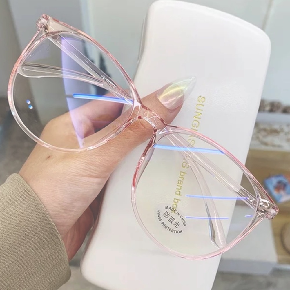 Transparent Computer Glasses With Pouch